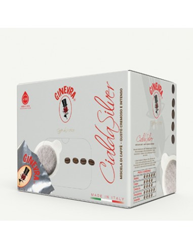 Silver pod 50 pcs Ginevra Caffè