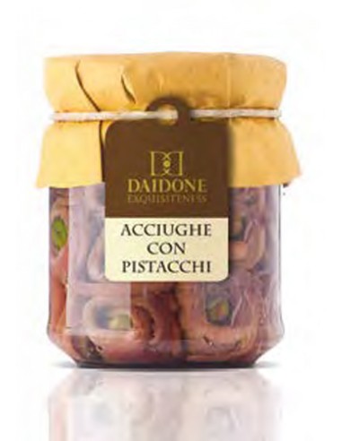 Acciughe Arrotolate con Pistacchi 160 gr Daidone