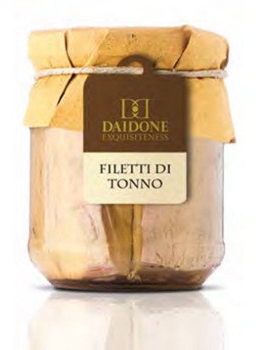 Filets de thon albacore à l'huile d'olive 200g Daidone