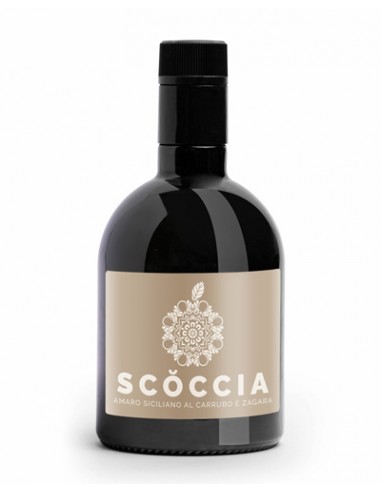 Sicilian Amaro with Carob and Orange Blossom with 50 cl case