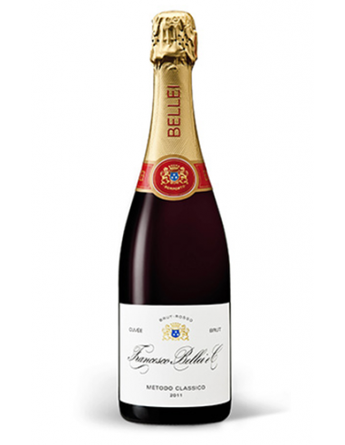 Cuvée Brut Rosso Classic Method 75 cl Francesco Bellei e C