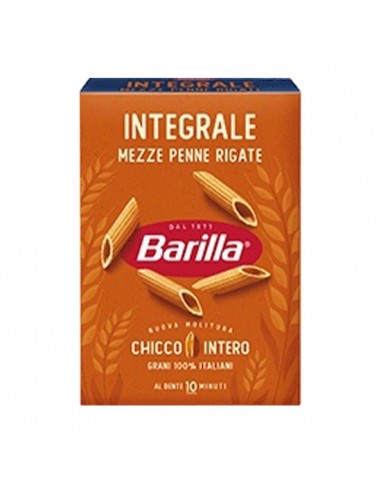 Mezze Integral Penne Rigate 500 gr Barilla