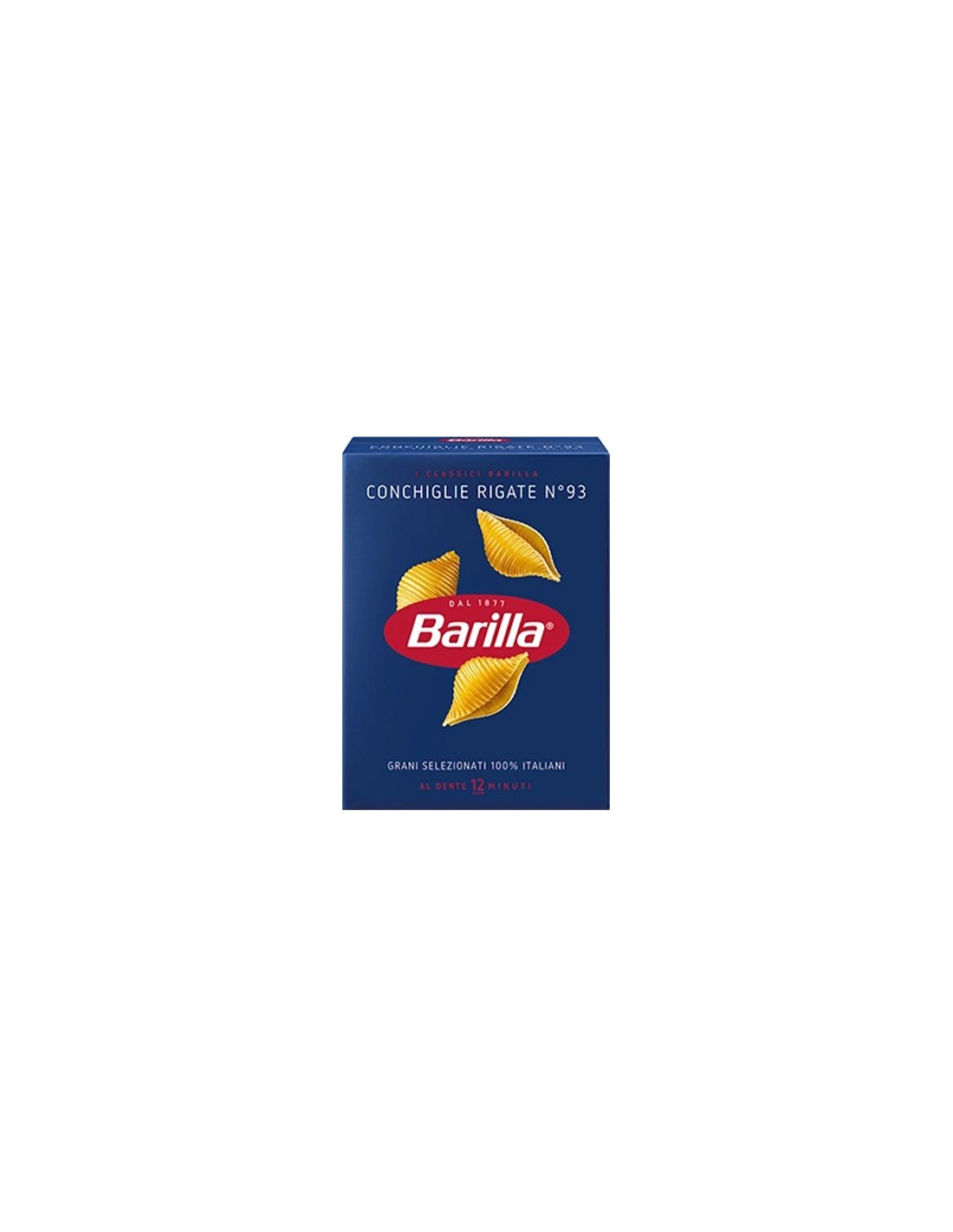 PASTA BARILLA I CLASSICI CONCHIGLIE RIGATE PASTA ITALIANA SEMOLA GRANO DURO  1 KG