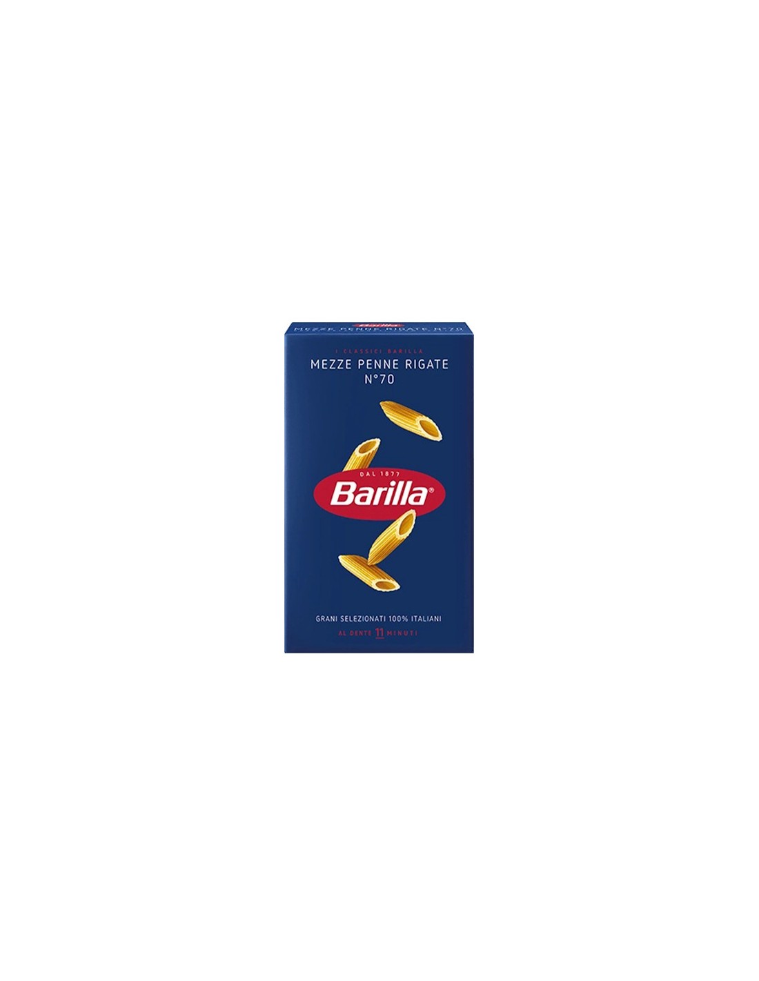 Barilla Mezze Penne Rigate n.70 Pasta 500 gr