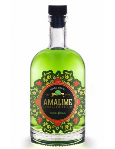 Amalime Amaro di Lime 50 cl Giardini di Sicilia