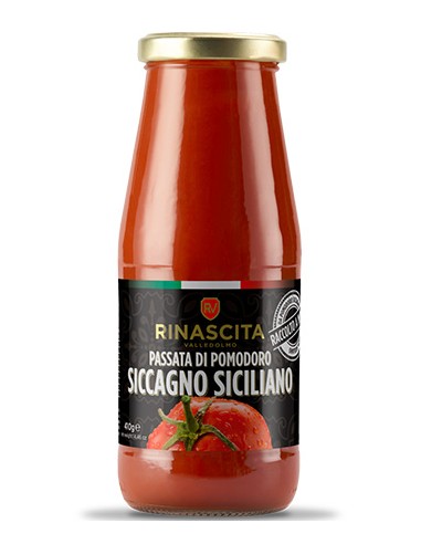 Puré De Tomate Siccagno 410 gr Rinascita