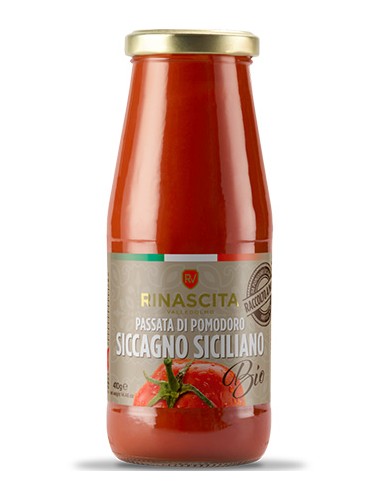 Organic Siccagno Tomato Puree 410 gr Rinascita