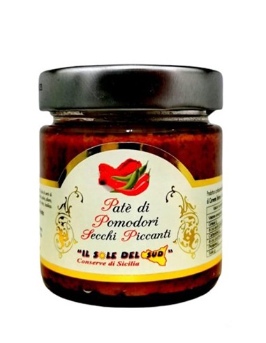 Paté De Tomate Seco Picante 190 gr Il Sole del Sud