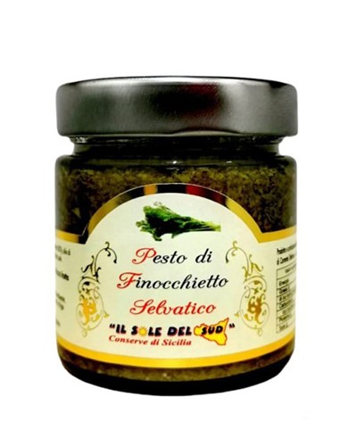 Pesto di Finocchietto Selvatico 190 gr Il Sole del Sud