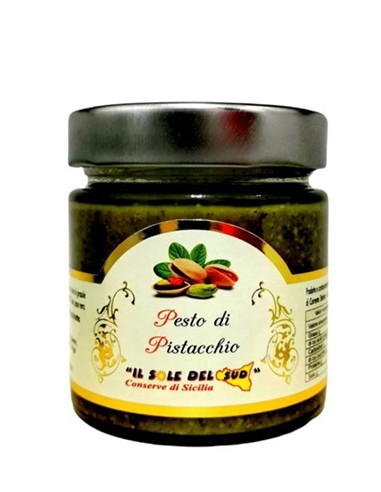 Pesto de pistaches 190 gr Il Sole del Sud