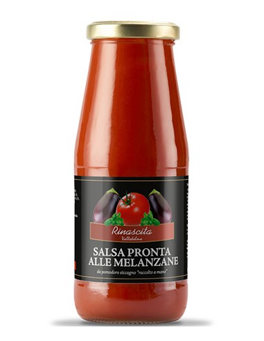 Salsa Pronta alle Melanzane 410 gr Rinascita