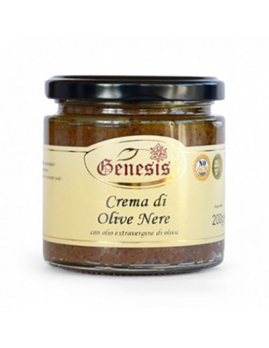 Schwarze Olivencreme 200 gr Genesis