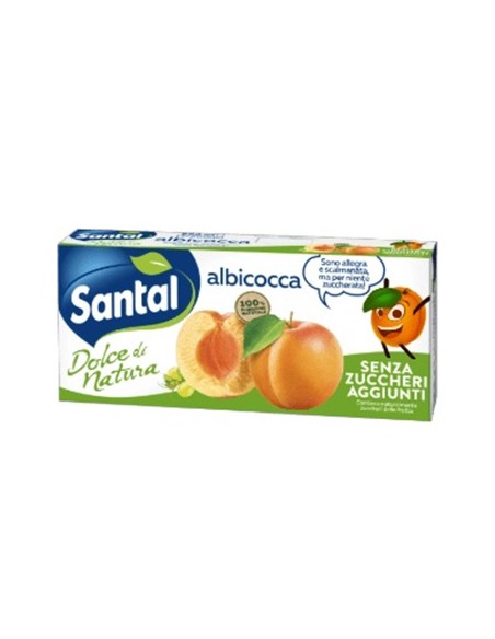 Apricot Without Sugar Brick 3 X 200 ml Santal