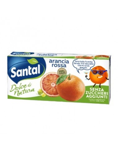 Blood Orange Without Sugar Brick 3 X 200 ml Santal