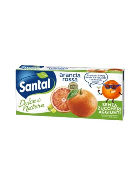 Blood Orange Without Sugar Brick 3 X 200 ml Santal