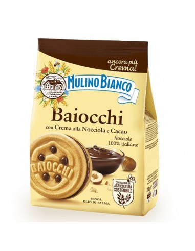 Baiocchi alla Nocciola 260 gr Mulino Bianco