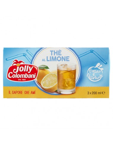 Lemon tea 3 x 20 cl Jolly Colombani