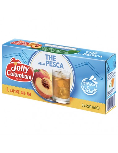 Peach Tea 3 x 20 cl Jolly Colombani