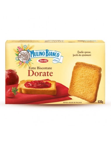 Biscottes dorées 72 x 630 gr Mulino Bianco