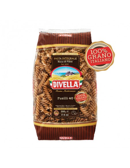 Fusilli Integrales 500 gr Divella