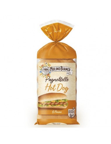 Hot Dog Loaves 6 x 325 gr Mulino Bianco