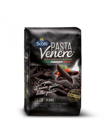 Pasta Venere Penne Rigate 400 gr Arroz Scotti