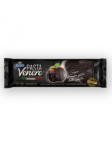 Pasta Venere Espaguetis 400 gr Arroz Scotti