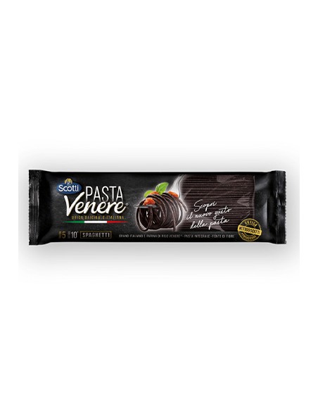 Pasta Venere Espaguetis 400 gr Arroz Scotti