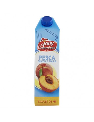 Peach Juice Brik 1 lt Jolly Colombani