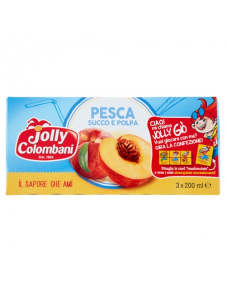 Jus de Pêche Brik 3 X 20 cl Jolly Colombani