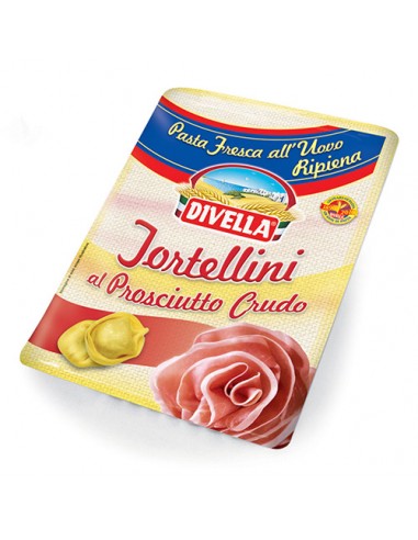 Tortellini con jamón crudo 250 gr Divella