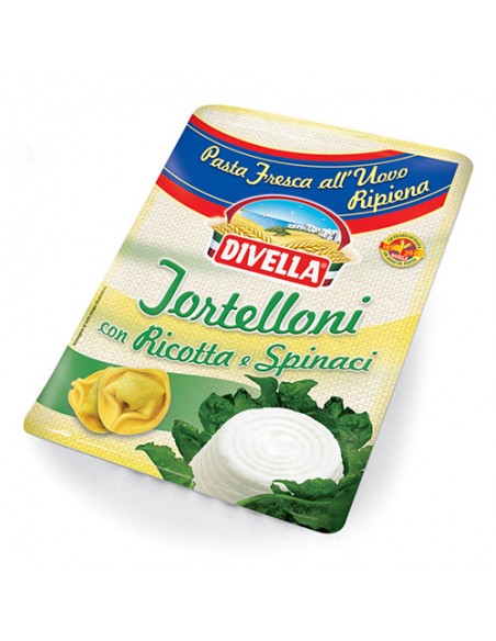 Tortelloni con Ricotta y Espinacas 250 gr Divella