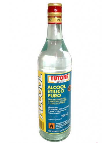 Alcool éthylique pur 2 lt Tutone