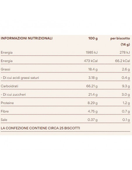 Ottimini complets aux pépites de chocolat 300 gr Divella