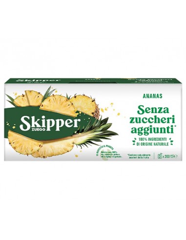 Brick Sin Azúcar Piña 3 X 200 ml Skipper Zuegg